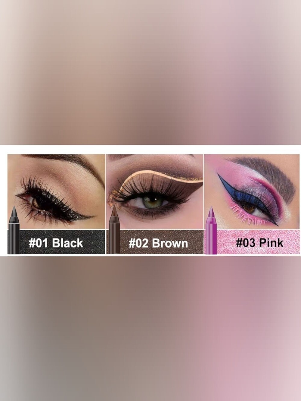 Waterproof Eyeliner Or Lipliner Pencil - Choice Of ONE - Picture 2 of 6